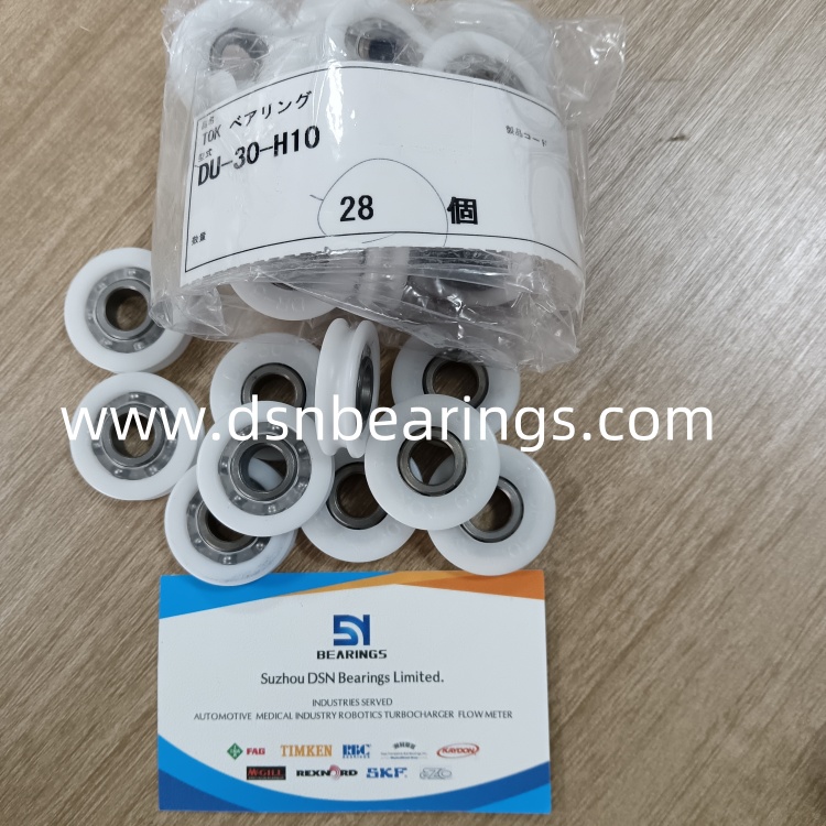 TOK bearing DU-30-H10 U-groove resin bearing