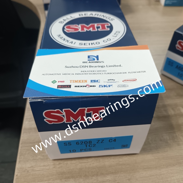 SMT bearing SS6208ZZC4TC2 stainless steel deep groove ball bearings