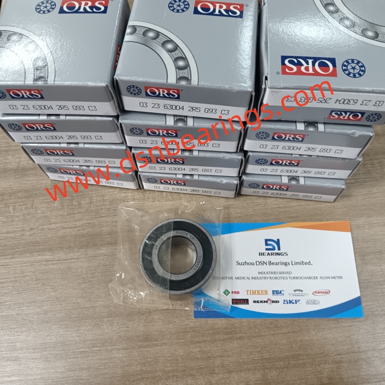 ORS bearing 63004 2RS G93 C3 deep groove ball bearing