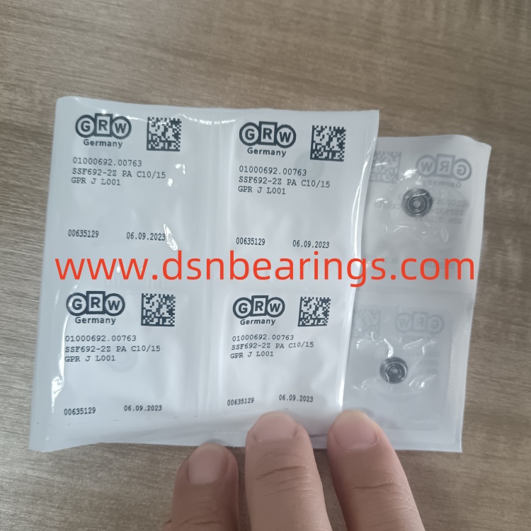 GRW SSF692-2Z PA C10/15 GPR J L001 flowmeter bearing