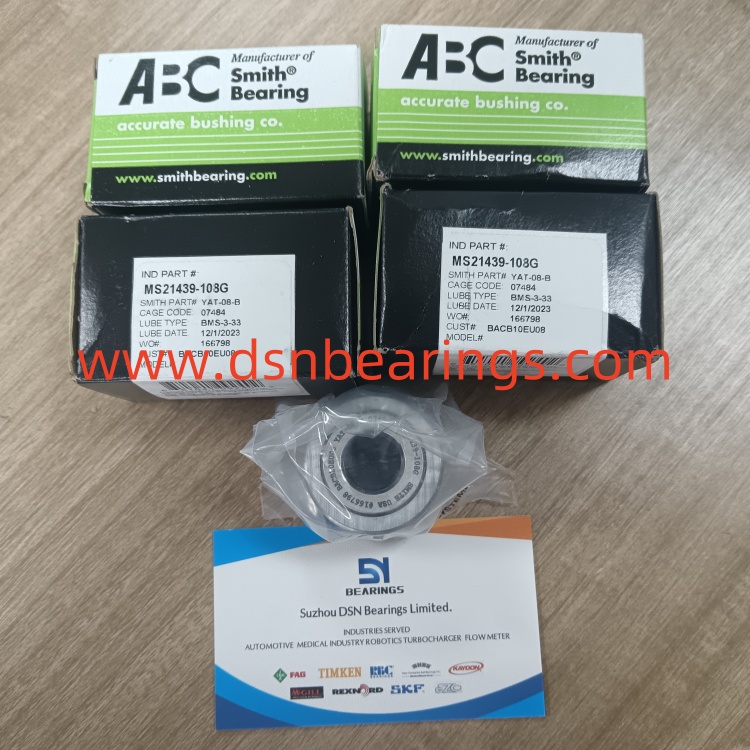 SMITH Aerospace bearing MS21439-108G YAT-08-B BACB10EU08