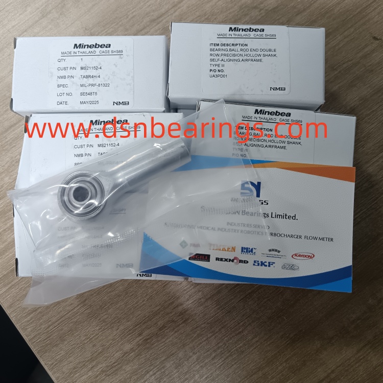 NMB MS21152-4 Aviation rod end bearing TABR4H-4
