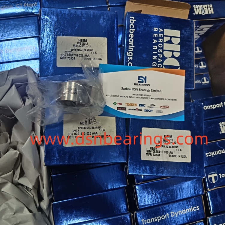M81820/3-12 RBC-HEIM aerospace bearing WEEG12