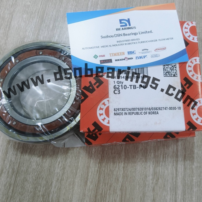FAG 6210-TB-P6 C3  Precision Ball Bearings