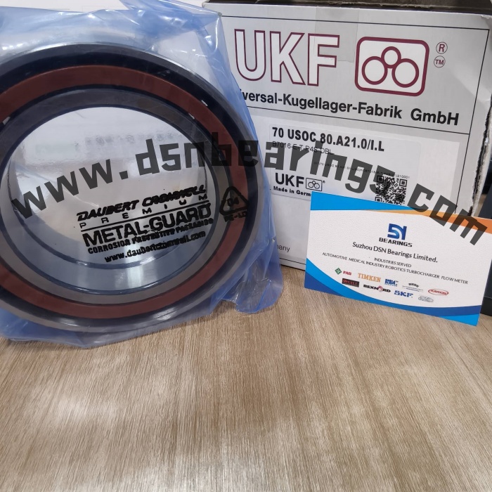 UKF BEARING 70USOC80.A21.0/I.L Precision spindle bearing