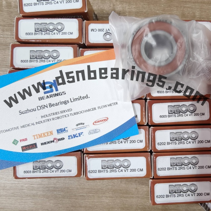 BECO  High-temperature bearing 6202 BHTS 2RS C4 VT 200