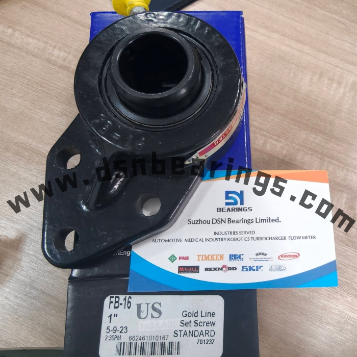 SEALMASTER  FB-16  FlangeMount Ball Bearing Unit